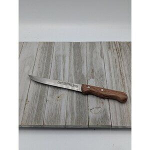 Used Vernon 6” Stainless Kitchen Utility Knife Advertising Bank Kansas